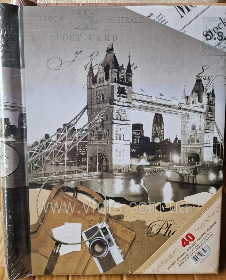 Фотоальбом 8002/8001 Европа 20магнит. листов 4вида 40шт/ящ 52v21-4 - 2