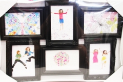 Фоторамка коллаж ZY-135 6фото бел 24шт/ящ 54v3-9 - 2