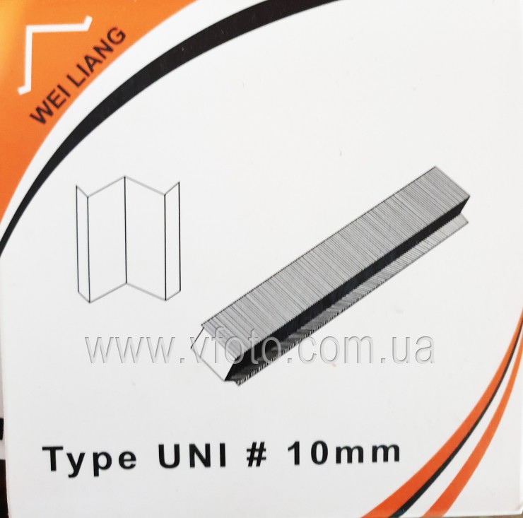 Скоба UNI 10mm хорошее качество, точный вес