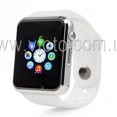Smart Watch A1, Sim cart + камера, white (7512)