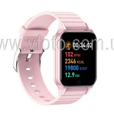 Smart Watch T96, температура тела, pink (7580)