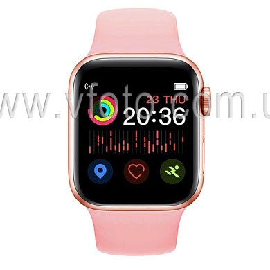 Smart Watch T500 Plus, голосовой вызов, pink (8128)