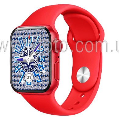 Smart Watch NB-PLUS, беспроводная зарядка, red (8241)