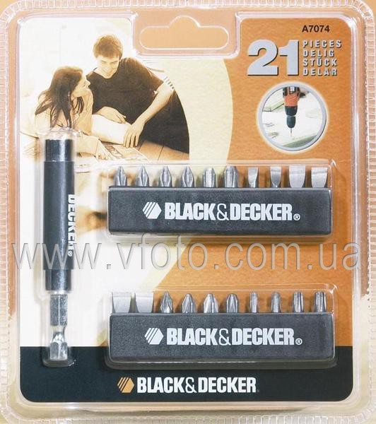 Набор бит Black&Decker A7074-XJ, 21 предмет (6226959)