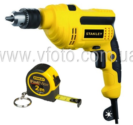 Дрель ударная Stanley STDH5510 550Вт, 10мм, 0-2800об/мин + рулетка (6325274) Дрель ударная Stanley STDH5510 550Вт, 10мм, 0-2800об/мин + рулетка (6325274)
