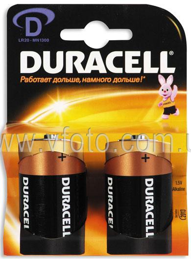 Батарейка Duracell D/ LR20 /MN1300 KPN 02*10