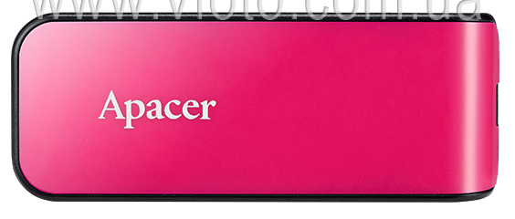 Flash Drive Apacer AH334 16GB (AP16GAH334P-1) Pink (6325681)