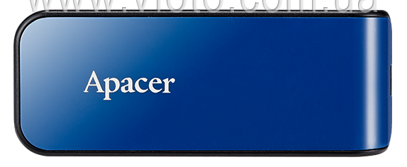 Flash Drive Apacer AH334 32GB (AP32GAH334U-1) Blue (6325678)