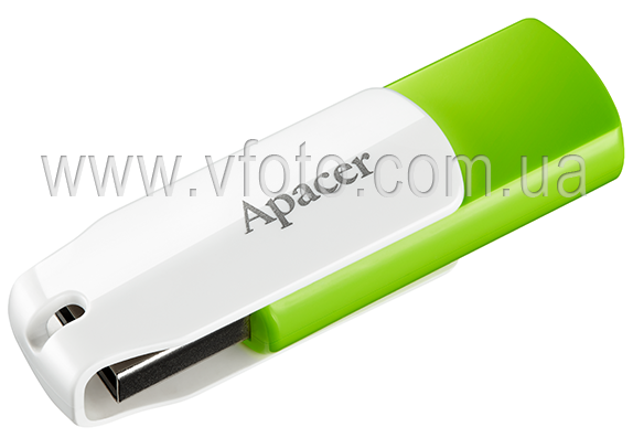 Flash Drive Apacer AH335 16GB (AP16GAH335G-1) Green/White (6351847)