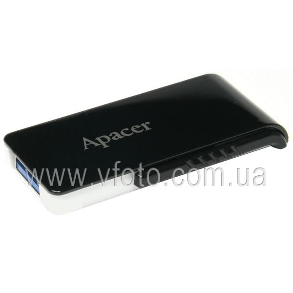 Flash Drive Apacer AH350 16GB (AP16GAH350B-1) Black (6360098)