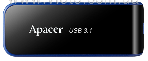 Flash Drive Apacer AH356 32GB (AP32GAH356B-1) Black (6374635)