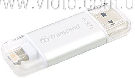 Flash Drive Transcend Flash Drive Transcend JetDrive Go 300 128GB (TS128GJDG300S) Silver (6289461)
