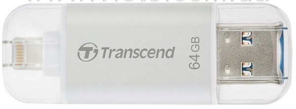Flash Drive Transcend JetDrive Go 300 64GB (TS64GJDG300S) Silver (6283430)