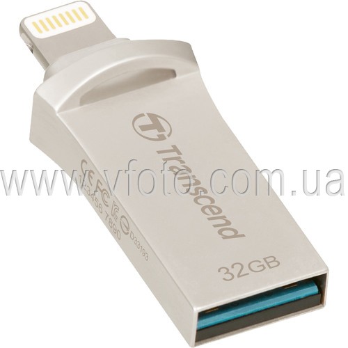 Flash Drive Transcend JetDrive Go 500 32GB (TS32GJDG500S) Silver (6302699)
