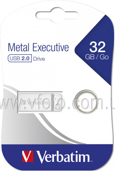 Flash Drive Verbatim Metal Executive Silver 32 GB (98749) (6418730)