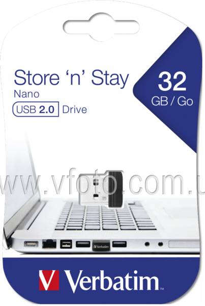 Flash Drive Verbatim USB Drive 32Gb Store 'N' Stay (98130) (6172674)