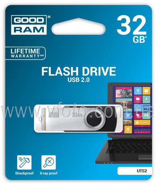 Flash Drives Goodram Goodram Twister 32GB (UTS2-0320K0R11) (6291349)