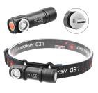 Фонарь на лоб Police BL-2155-XPE, встроенный аккумулятор, ЗУ USB, магнит, комплект Фонарь на лоб Police BL-2155-XPE, встроенный аккумулятор, ЗУ USB, магнит, комплект