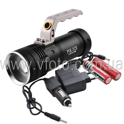 Фонарь переносной KD-004-12000W T6, 2ак. 18650 zoom