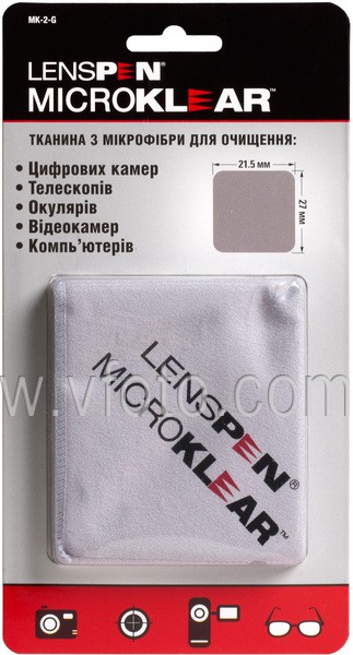 Чистящая салфетка Lenspen MK-2-G MicroKlear Microfibre Suede Cloth