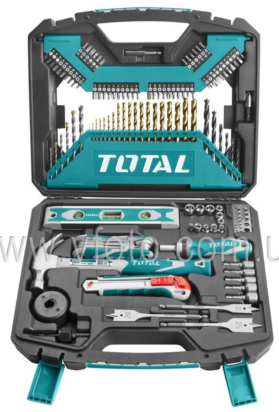 Набор TOTAL THKTAC01120 ручной инструмент, биты, сверла, 120 предм (6377691)