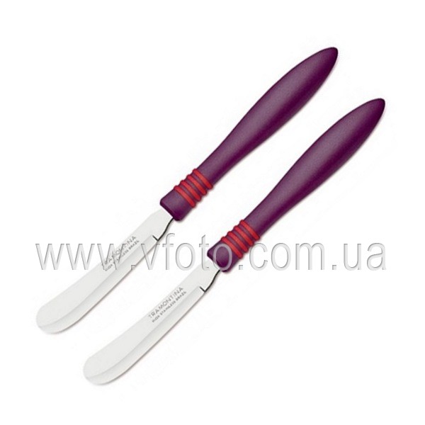 Набор ножей для масла TRAMONTINA COR & COR, 76 мм, 2 шт (23463/293)