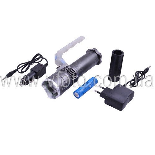 Фонарь Poliсe BL-M03-12 000W XPE, ак18650/3*AA