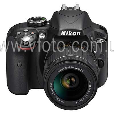 Цифровая фотокамера Nikon D3300 + AF-P 18-55VR KIT (6270988)