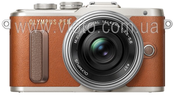 Цифровая фотокамера Olympus E-PL8 14-42 mm Pancake Zoom Kit Brown/Silver (6315669)