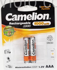 Аккумулятор Camelion R03 (1000mAh)