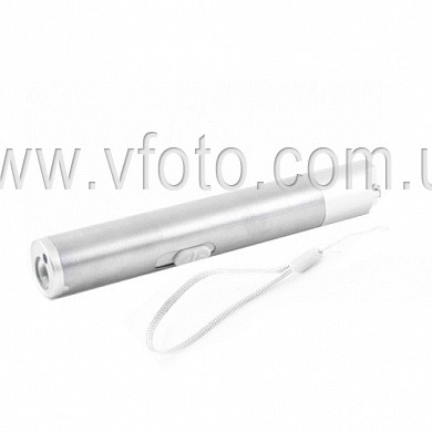 Фонарь брелок 1504 Ultra-glow, лазер, встроенный аккумулятор, ЗУ USB (6001)