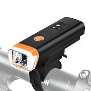 Велофонарь  HJ-047-XPG ULTRA LIGHT, ALUMINUM, AVTOLIGHT SENSOR, Waterproof, аккум., ЗУ micro USB (5425)