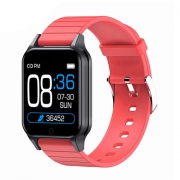 Smart Watch T96, температура тела, red (7578)