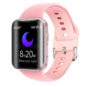 Smart Watch T68, температура тела, голосовой вызов, pink (8097)