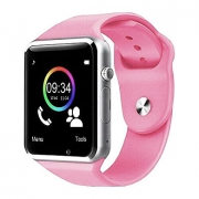 Smart Watch A1, Sim cart + камера, pink (8102)