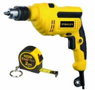 Дрель ударная Stanley STDH5510 550Вт, 10мм, 0-2800об/мин + рулетка (6325274)