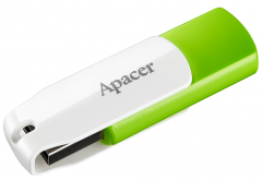 Flash Drive Apacer AH335 16GB (AP16GAH335G-1) Green/White (6351847)