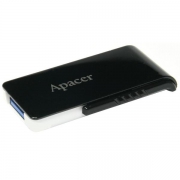Flash Drive Apacer AH350 64GB (AP64GAH350B-1) Black (6360102)