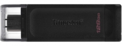 Flash Drive Kingston DT70 128GB, Type-C, USB 3.2 (6579622)