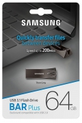 Flash Drive Samsung Bar Plus 64GB (MUF-64BE4/APC) Black (6397172)