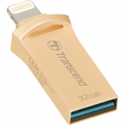 Flash Drive Transcend JetDrive Go 500 32GB (TS32GJDG500G) Gold (6302701)