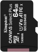 Карта памяти Kingston microSDXC 64Gb Canvas Select+ A1 (R100/W10) (6531046)