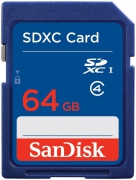 Карта памяти SanDisk SDXC 64GB Class 4 (SDSDB-064G-B35) (6401967)