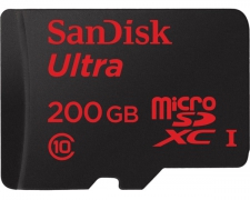 Карта памяти Sandisk 200GB microSDXC C10 UHS-I (SDSDQUAN-200G-G4A) (6295774)