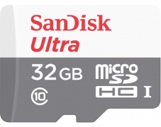 Карта памяти Sandisk microSDHC 32GB Ultra Class 10 UHS-I 48MB/s + SD (6314291)