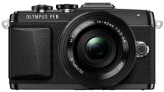 Цифровая системная фотокамера Olympus E-PL7 14-42 mm Pancake Zoom Kit black/black (6211763)