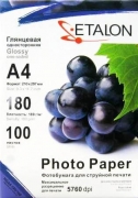 Фотобумага для струйной печати ETALON 20x30 100шт. плотность 180г/м2
