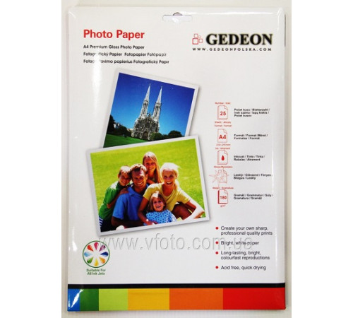 ФОТОПАПІР 21x29,7 Матовий 180g 25 шт