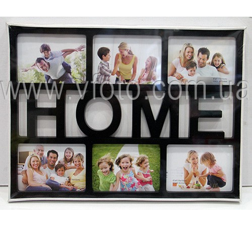 Фоторамка колаж YY809Але Home 6фото 10х15 біл 18шт/ящ 55v2-27