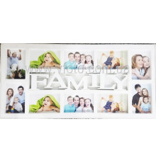 Фоторамка колаж 62340B-FA Family 10ФОТО 10*15 Бел 12шт/ящ 55v11-24